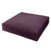 Jaxx Brio Large Décor Floor Pillow / Meditation Yoga Cushion, Plush Microvelvet, Pinot