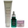 Resilient Hidrated Skin Trio by Fresh for Women - 3 Pc 5oz Soy Face Cleanser, 1oz Elixir Skin Resilience Activating Serum - Tea