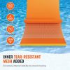 VEVOR Lily Pad Floating Mat, Large 9x6 FT Floating Water Pad, 3-Layer Floating Dock for Adults Kids, 1.3" Thick Tear-Resistant XPE Foam Raft
