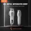 VEVOR Professional Hair Clipper for Men, Cordless Barber Clippers and Trimmers Set, LCD Display Beard Trimmer for Hair Cutting