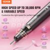 VEVOR Electric Cordless Nail Drill, 30,000RPM Variable-Speed Rechargeable Nail E File Machine
