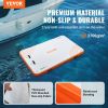 VEVOR Inflatable Floating Dock, 8 x 5FT Inflatable Dock Platform, Non-Slip Water Floating Dock Mat with Portable Carrying Bag & Detachable Ladder