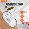 VEVOR Cordless Electric Mop, Up to 70 mins Powerful Battery, Electric Spin Mop with Dual Spinning Heads, 4 Microfiber Pads & 2 Floor Scrubber Pads