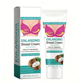 Coconut Breast Enlargement Cream, Firming Lifting Bust Massage Cream For Sagging Breast, Natural Bust Plumping Moisturizing Breast Care Lotion 60 (Option: 1box)