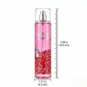 Fragrance Body Mist - Large Size 8 Fl. Oz,236 Ml - Refreshing Scented Mist With Aloe & Vitamin E For Daily Hydration (Option: Cotton Candy)