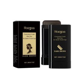Hoegoa Hair Hair Hair Color Temporary Hair Hair Stick Is A Naturally Gentle And Non-irritating Pigmentation Hairdresser (Option: Black brown-3pcs)