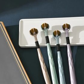 4pcs high-end three-sided toothbrushes, widely used by everyone. The bristles are soft, providing a unique brushing experience. It is elegant and (Option: 4pcs)