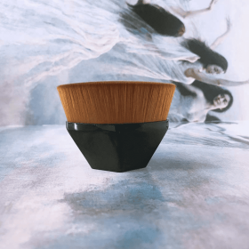 Foundation Brush BB Cream Makeup Brushes Loose Powder Brush Flat Kit (Option: Black)