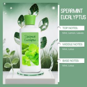 12-Fragrance Body Lotion, 10 Oz Per Bottle, Moisturizing And Fragrant Body Lotion, 12-hour Long-lasting Hydration, Contains Aloe Vera And Vitamin (Option: Spearmint Eucalyptus)