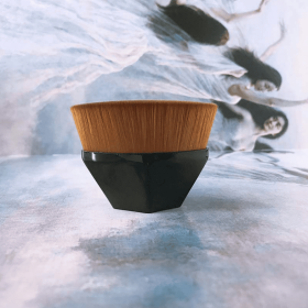 Foundation Brush BB Cream Makeup Brushes Loose Powder Brush Flat Kit (Option: Black5pcs)