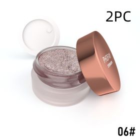 PHOFAY MASHED POTATOES EYESHADOW (Option: 6 Color 2PC)