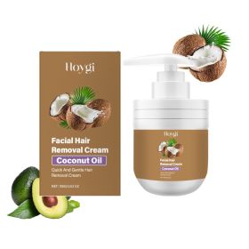 Hoygi Coconut Facial Gentle Hair Removal Cream, Facial Hair Removal For Men And Women, Gentle On Lip Hair And Beard, Non-irritating (Option: 4pcs)