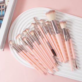 25 Pieces Makeup Brush Set Professional Cosmetic Beauty Tools For Face & Eyes (Option: A)