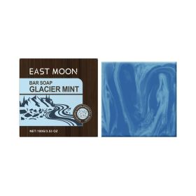 East Moon Glacier Mint Bath Soap， Cleansing All Body Skin Fragrance For Men Refreshing Cleansing Bath Soap (Option: 100g-108g-2.45*2.45*1.07inch)