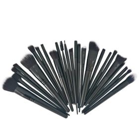 25pcs Makeup Brush Concealer Blush Foundation Eyeshadow Make Up Brush Makeup tools Black (US Logistics only For USPS.TK/TMEU only For self-pickup (Option: Default Title)