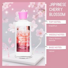 12-Fragrance Body Lotion, 10 Oz Per Bottle, Moisturizing And Fragrant Body Lotion, 12-hour Long-lasting Hydration, Contains Aloe Vera And Vitamin (Option: Sakura)